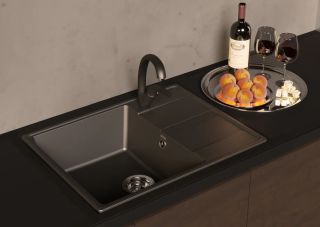 Кухонная мойка Ulgran Quartz Prima 650-08 космос